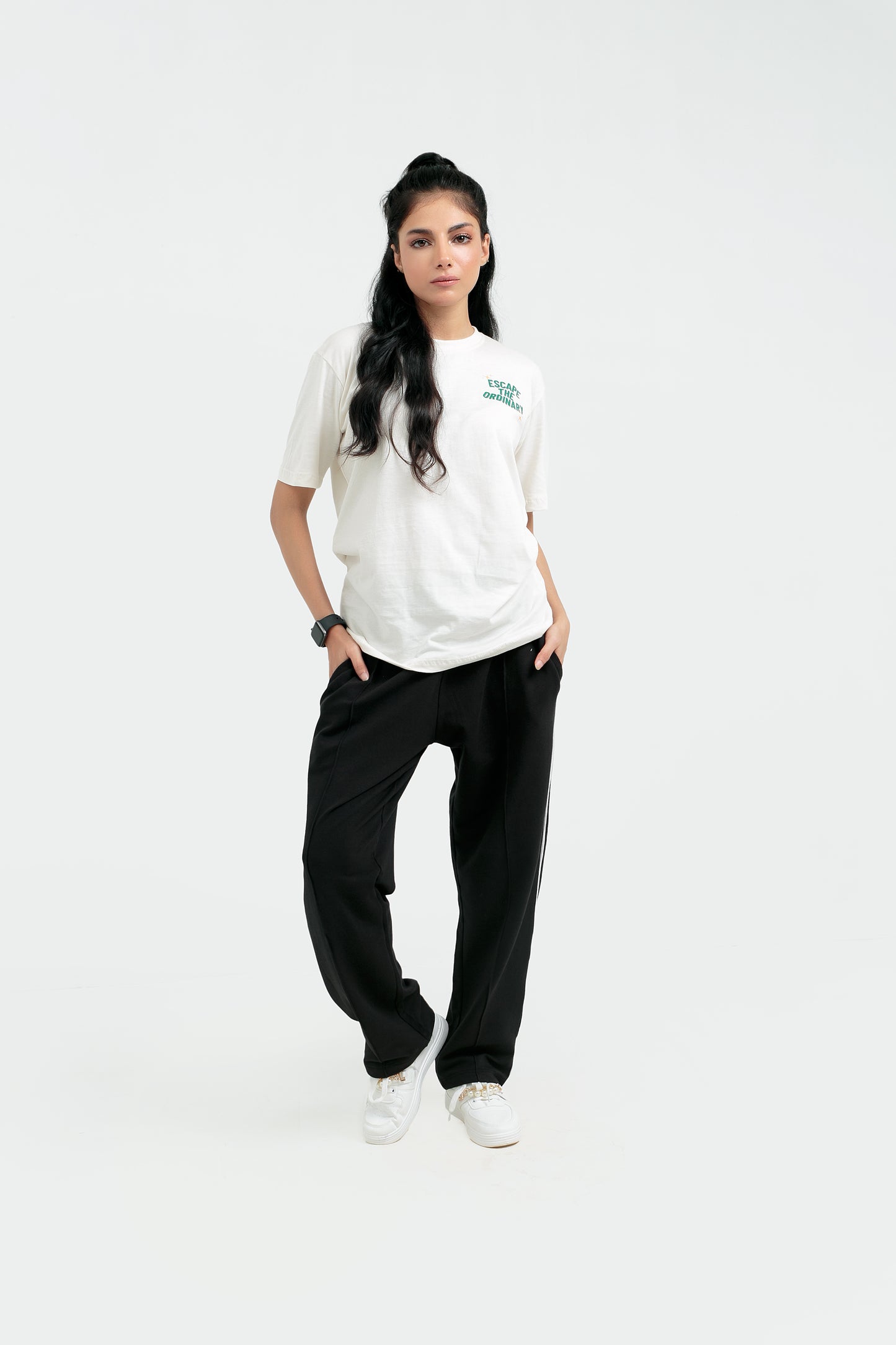 Contrast Print T-Shirt