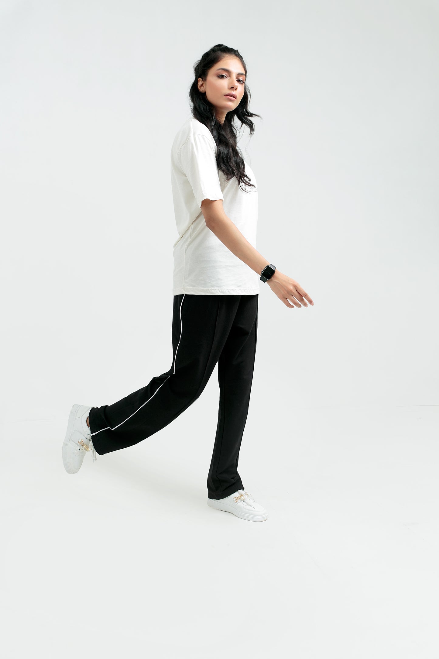 Contrast Print T-Shirt