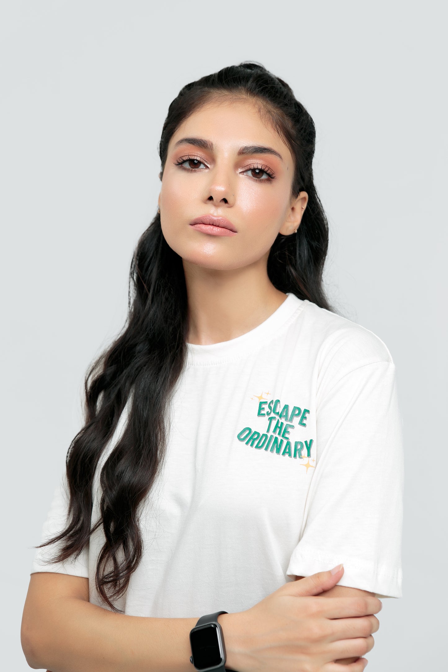 Contrast Print T-Shirt