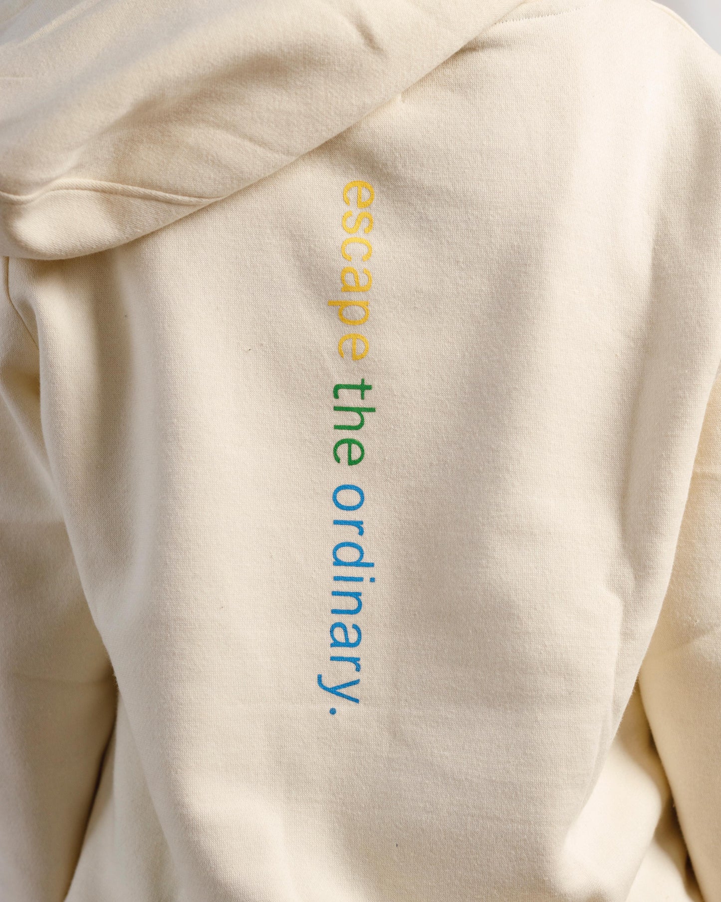 Hoodie with Printed Slogan