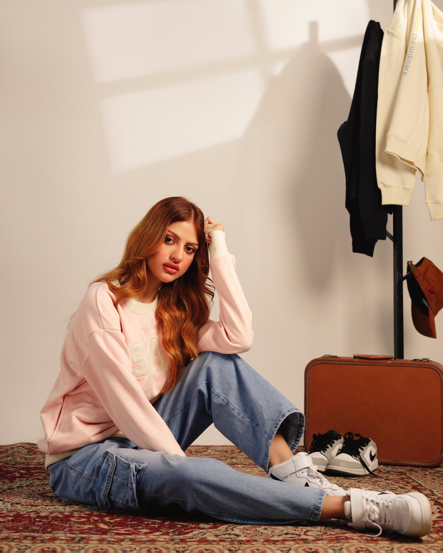 Embroidered Crewneck Sweatshirt