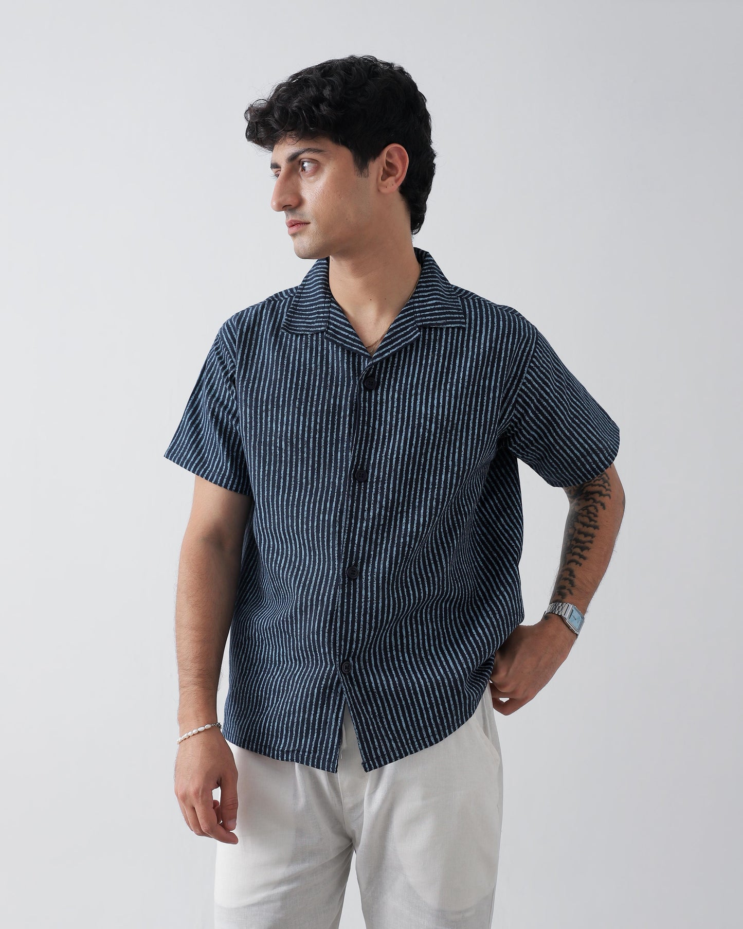 Striped Textured Shirt