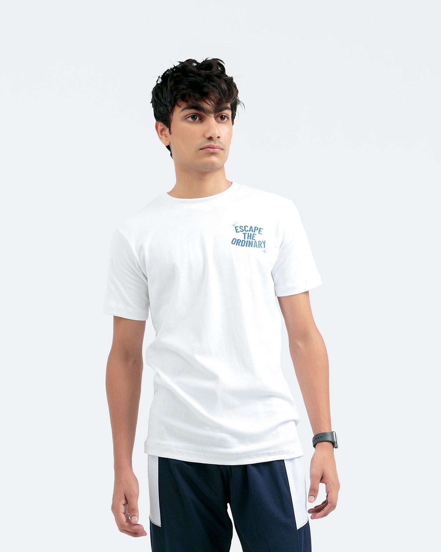 Contrast Print T-Shirt