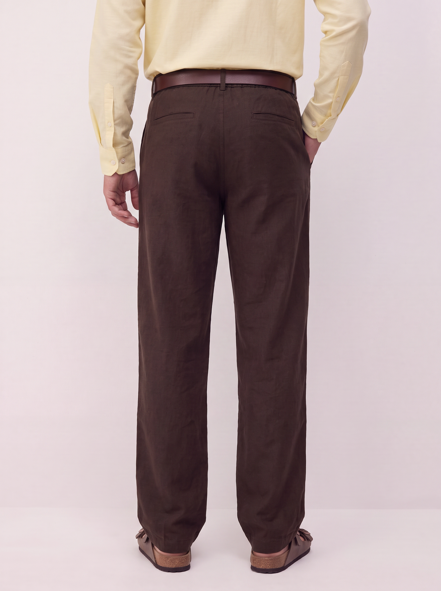 Linen Blend Relaxed Pants