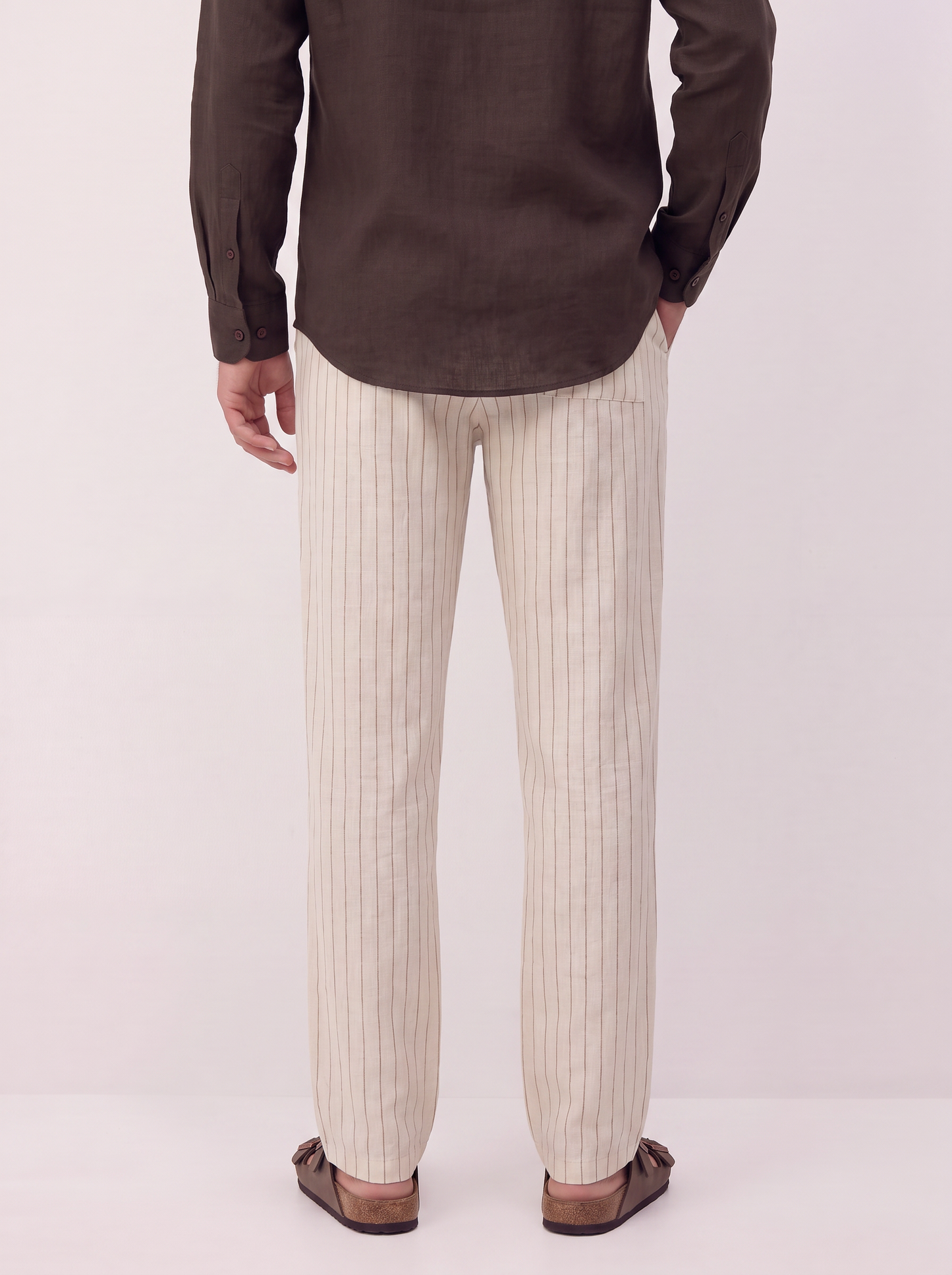 Striped Linen Pants