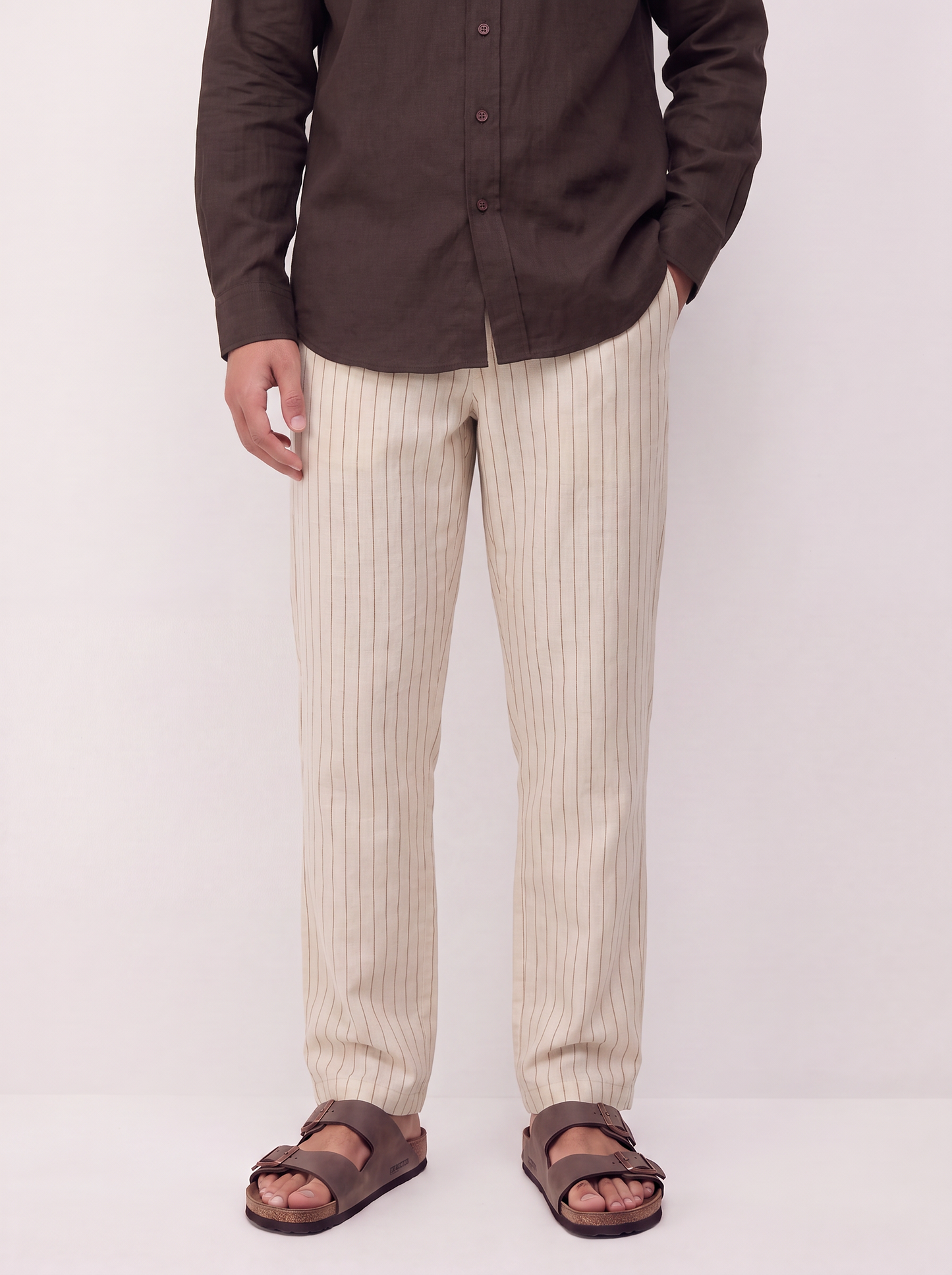 Striped Linen Pants
