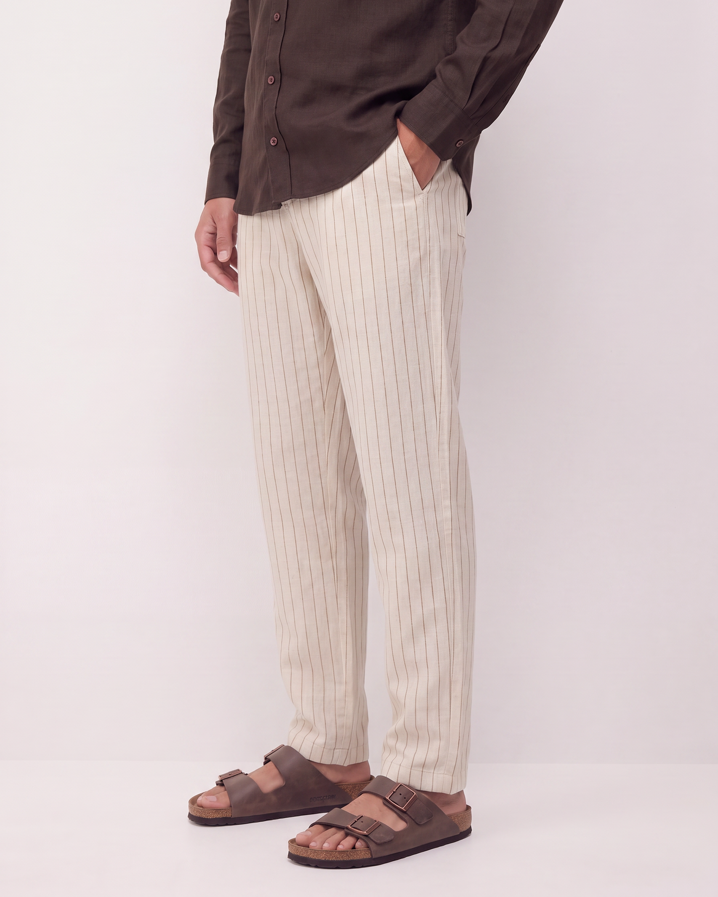 Striped Linen Pants