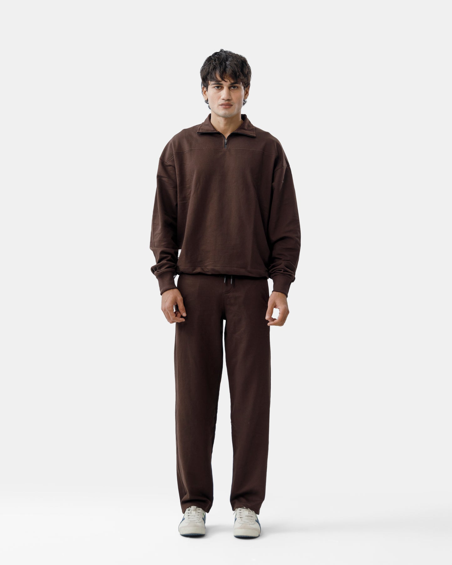 Half Zip Sweatshirt with Pants