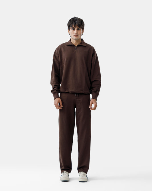 Half Zip Sweatshirt with Pants