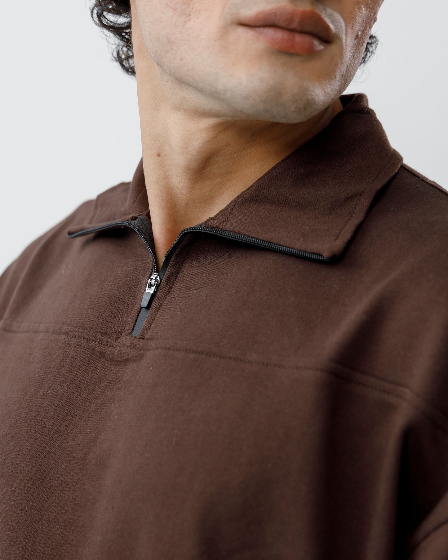 Half Zip Sweatshirt with Pants